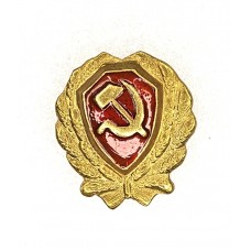 Значок-кокарда для начальствующего состава  милиции, обр. 1923 г..